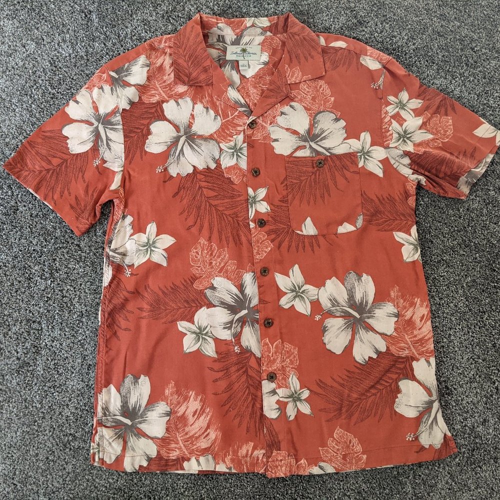 Island Shores Men's Size Large Hawaiian Shirt w/Pocket (A360)